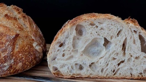 Хлеб с большими порами