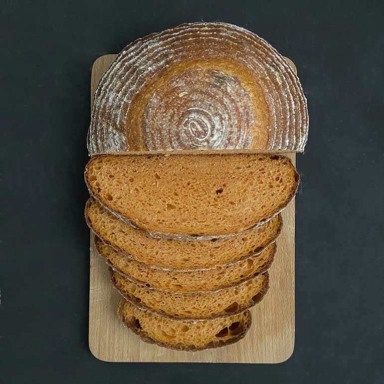 Пшеничный хлеб с тыквой 